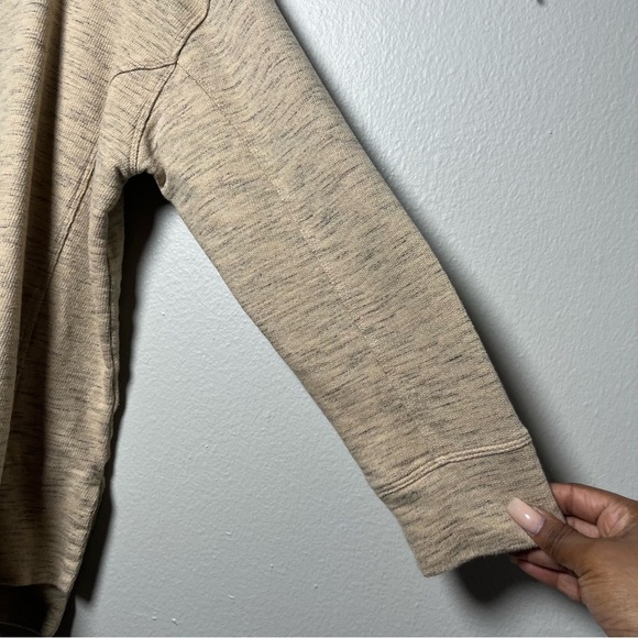 J. Jill Fit Women Sweater XL Tan Scoop Neck‎ Boxy Oversized Casual Lounge Travel - Picture 4 of 10